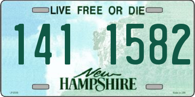 NH license plate 1411582