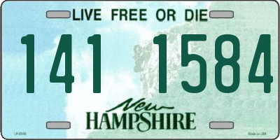 NH license plate 1411584