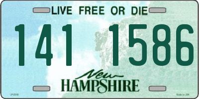 NH license plate 1411586