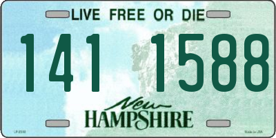 NH license plate 1411588