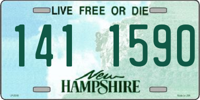NH license plate 1411590