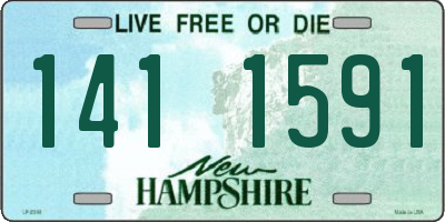 NH license plate 1411591
