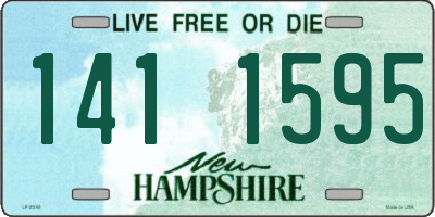 NH license plate 1411595