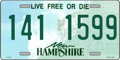 NH license plate 1411599