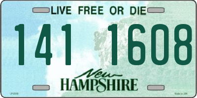 NH license plate 1411608