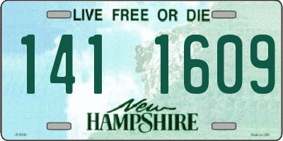NH license plate 1411609