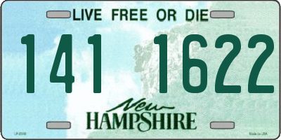 NH license plate 1411622
