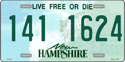 NH license plate 1411624
