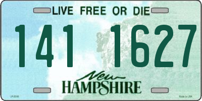 NH license plate 1411627