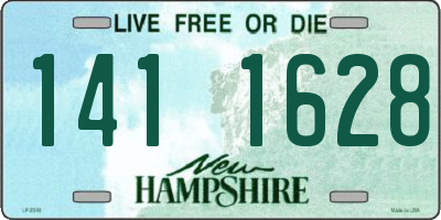 NH license plate 1411628