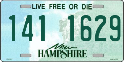 NH license plate 1411629