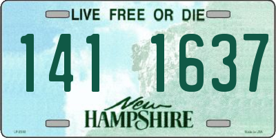 NH license plate 1411637