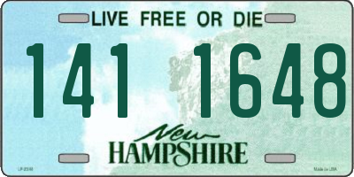NH license plate 1411648