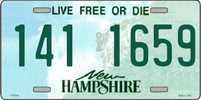 NH license plate 1411659
