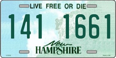 NH license plate 1411661