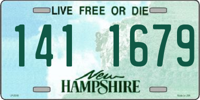 NH license plate 1411679