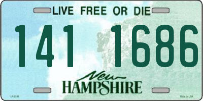 NH license plate 1411686