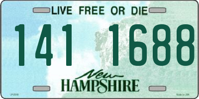 NH license plate 1411688