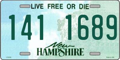 NH license plate 1411689