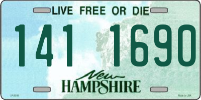 NH license plate 1411690