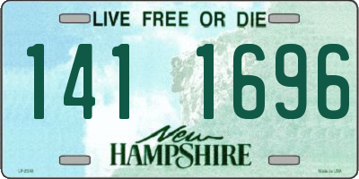 NH license plate 1411696