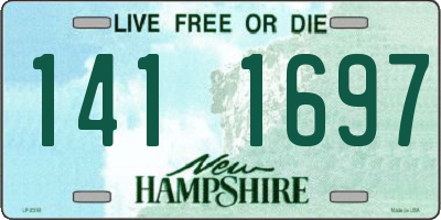NH license plate 1411697