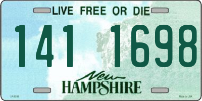 NH license plate 1411698