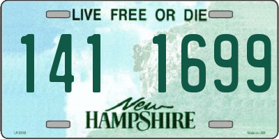 NH license plate 1411699