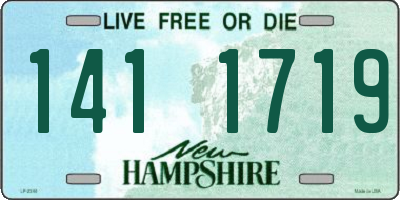 NH license plate 1411719
