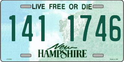NH license plate 1411746