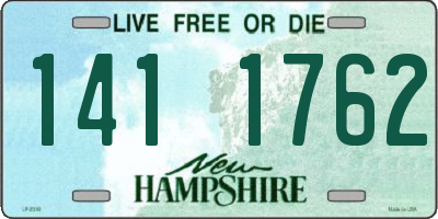 NH license plate 1411762