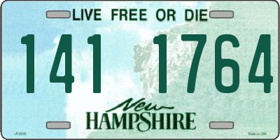 NH license plate 1411764
