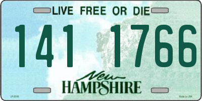 NH license plate 1411766