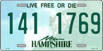 NH license plate 1411769