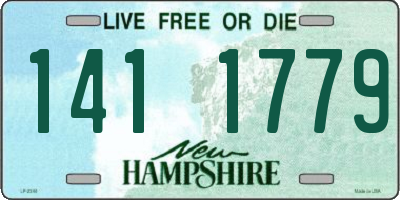 NH license plate 1411779