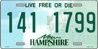 NH license plate 1411799