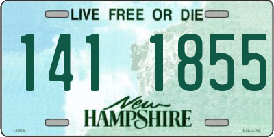 NH license plate 1411855