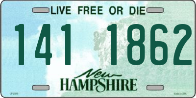 NH license plate 1411862