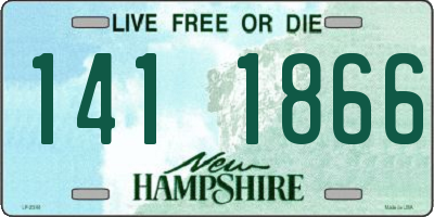 NH license plate 1411866