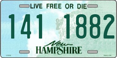 NH license plate 1411882