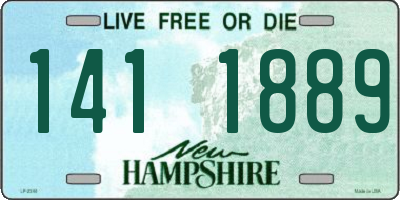 NH license plate 1411889