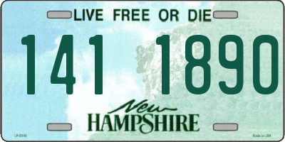 NH license plate 1411890