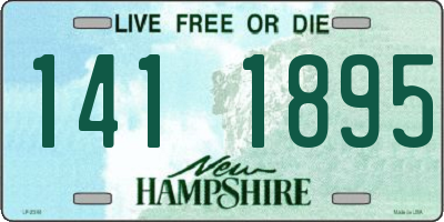 NH license plate 1411895