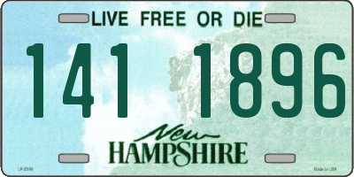 NH license plate 1411896