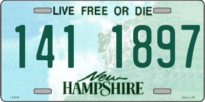 NH license plate 1411897
