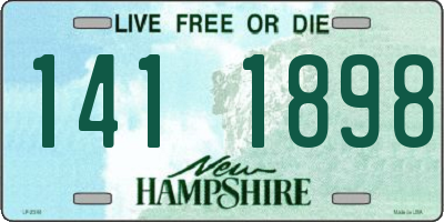 NH license plate 1411898