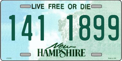 NH license plate 1411899