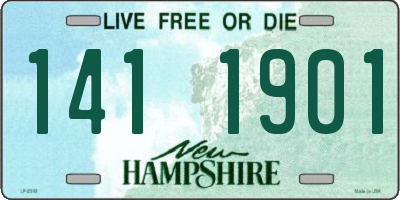NH license plate 1411901