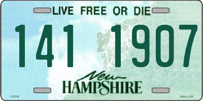 NH license plate 1411907