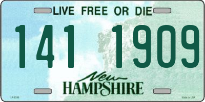 NH license plate 1411909